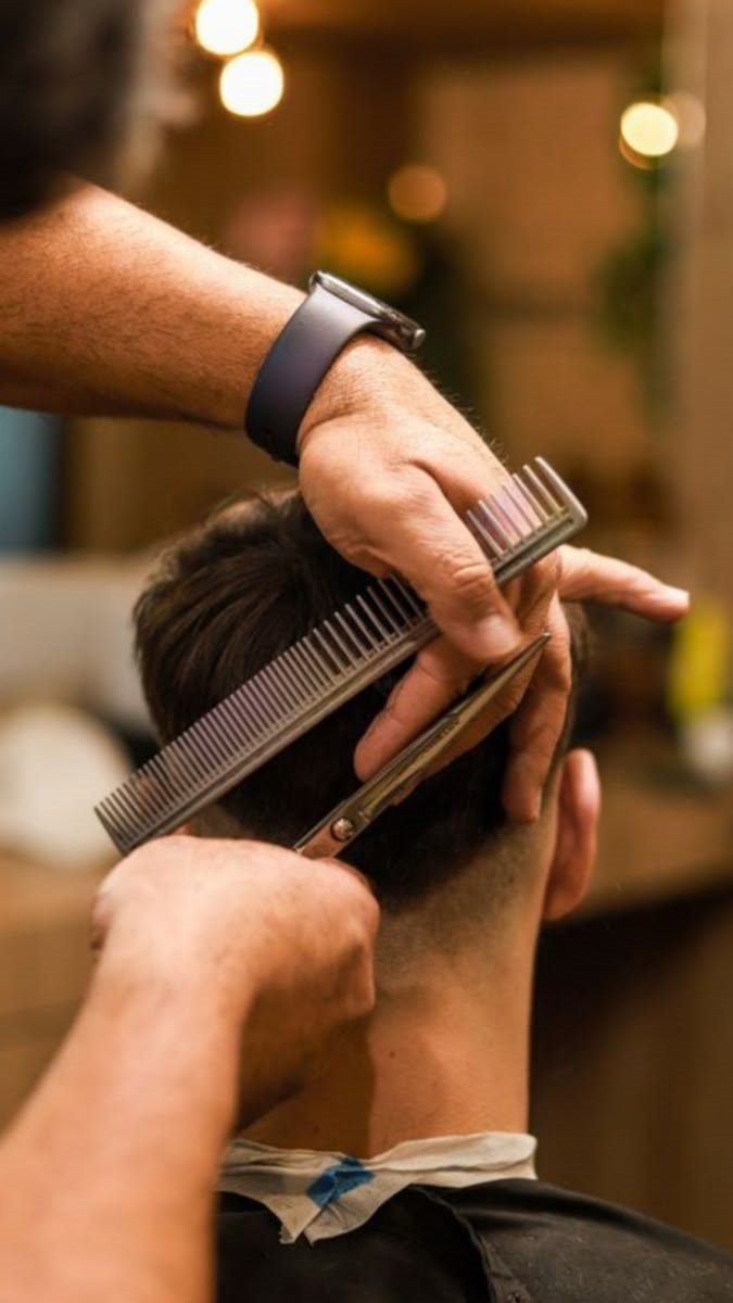 Corte na tesoura